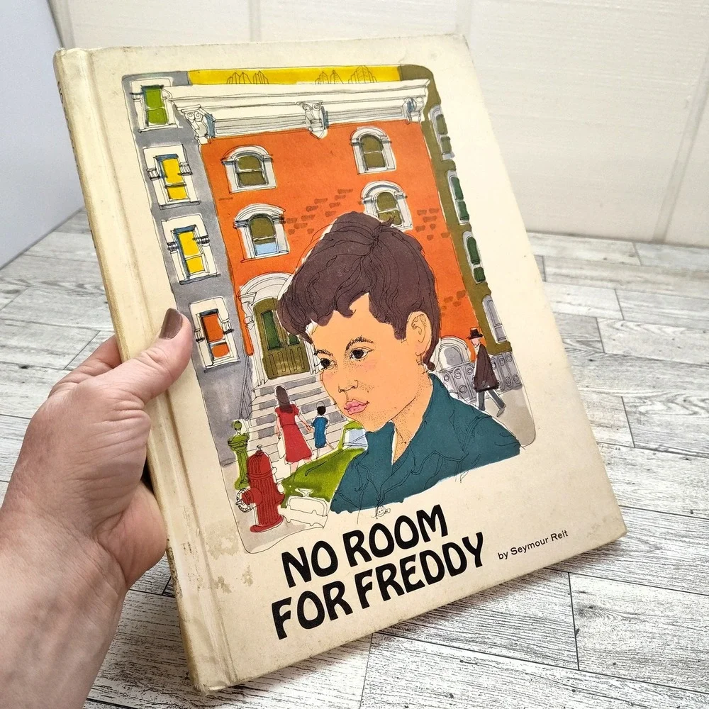 No Room For Freddy by Seymour Reit Kids Hardcover 1970 Vtg Retro‎ Book Ex-Lib